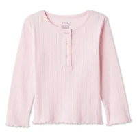 Haut Henley George pour petites filles