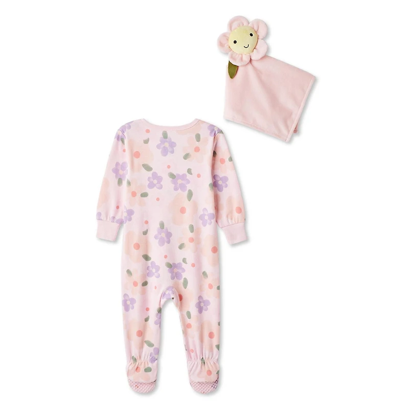 George Baby Girls' Two Piece Sleeper Set