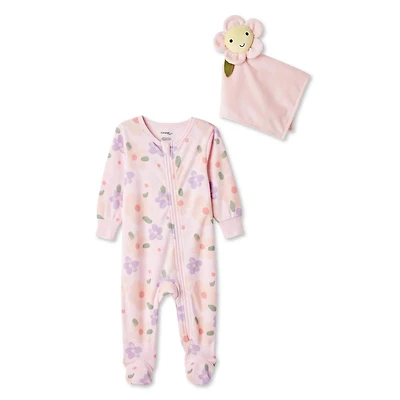 George Baby Girls' Two Piece Sleeper Set