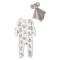 George Baby Girls' Two Piece Sleeper Set