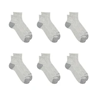 Fruit of the Loom Men's Dual Defense Ankle Socks 6 Pairs