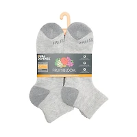 Fruit of the Loom Men's Dual Defense Ankle Socks 6 Pairs