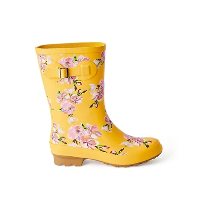 Time and Tru Women's Rubber Rain Boots