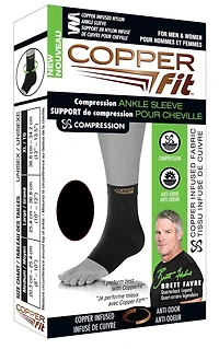Copper Fit Compression Ankle Sleeve (l)
