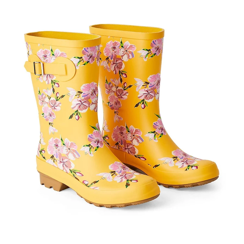 Time and Tru Women's Rubber Rain Boots