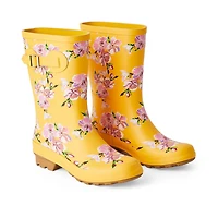 Time and Tru Women's Rubber Rain Boots