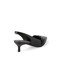 Time and Tru Women's Slingback Kitten Heels