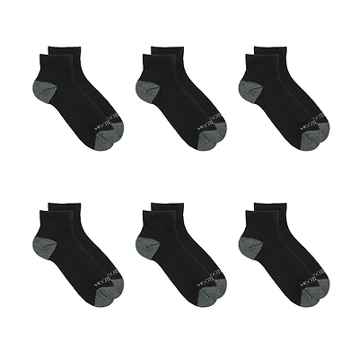 Fruit of the Loom Men's Dual Defense Ankle Socks 6 Pairs