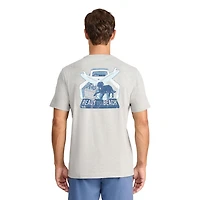 IZOD MENS SHORT SLEEVE GRAPHIC TEE