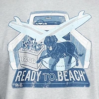 IZOD MENS SHORT SLEEVE GRAPHIC TEE