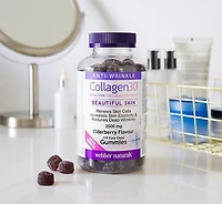 Webber Naturals Collagen30 Bioactive Collagen Peptidesᔿᒼ 2500 mg Saveur de Sureau Gélifiés Donnent à la peau une apparence lisse et saine, 110 Gelifies