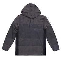 Tee-shirt Capuchon manches longues Dark Black pour hommes
