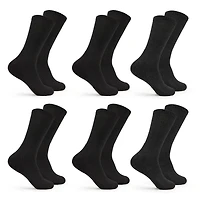 Fruit of the Loom Chaussettes mi-mollet All Day Comfort pour hommes, tailles 6-12 (paquet de 6)