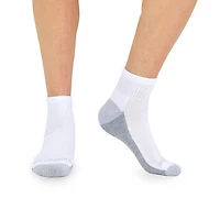 Fruit of the Loom All Day Comfort Cotton Blend Ankle Socks for Men (6-Pack)