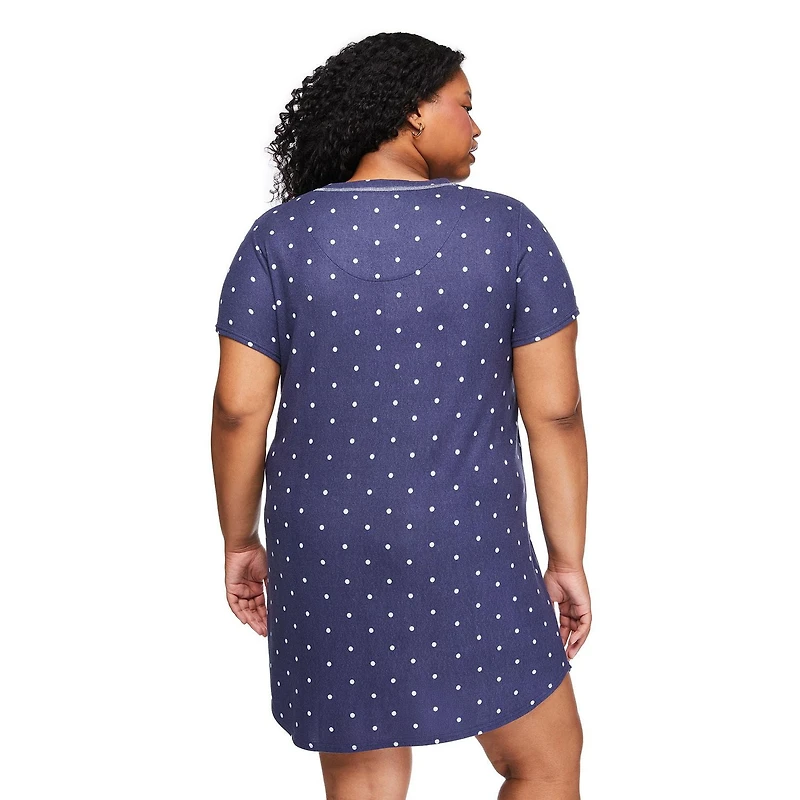 Chemise de nuit imprimée George Pluspour femmes
