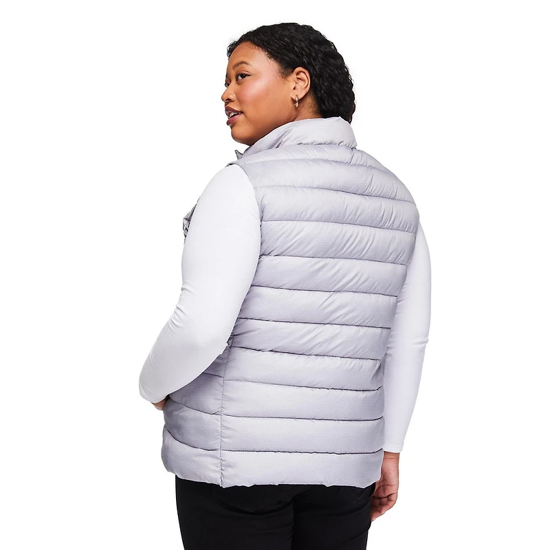 Doudoune sans manches compacte George Plus pour femmes