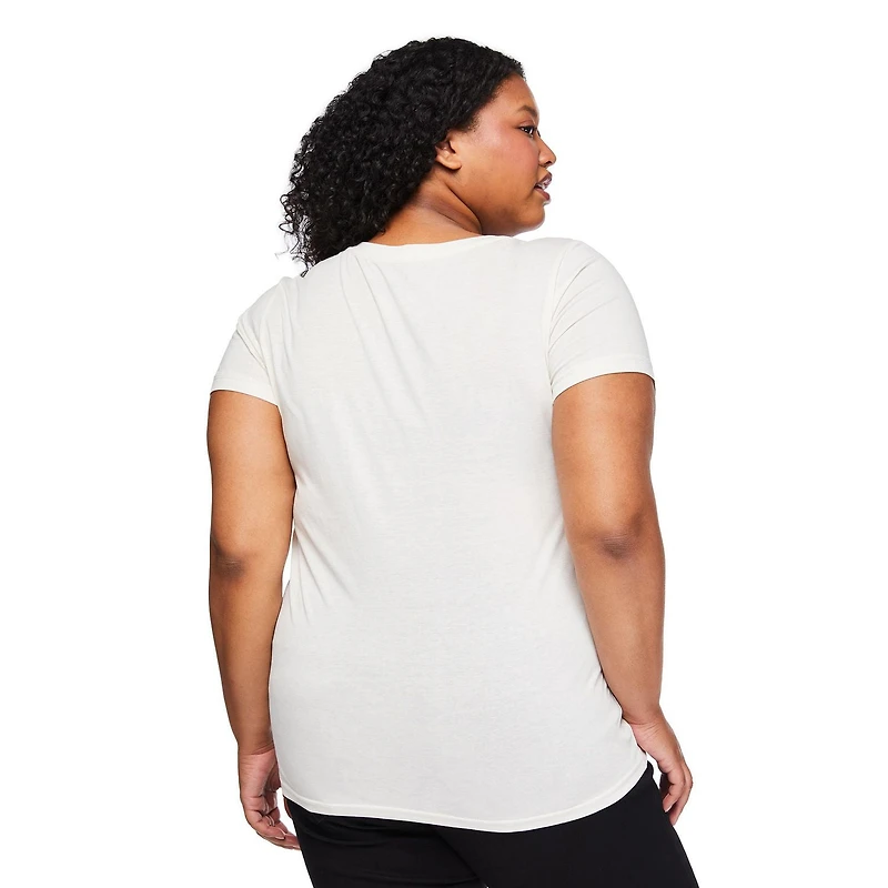 Peanuts Women's Plus Snoopy T-Shirt