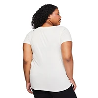 Peanuts Women's Plus Snoopy T-Shirt