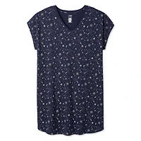 Chemise de nuit à encolure en V George Plus pour femmes