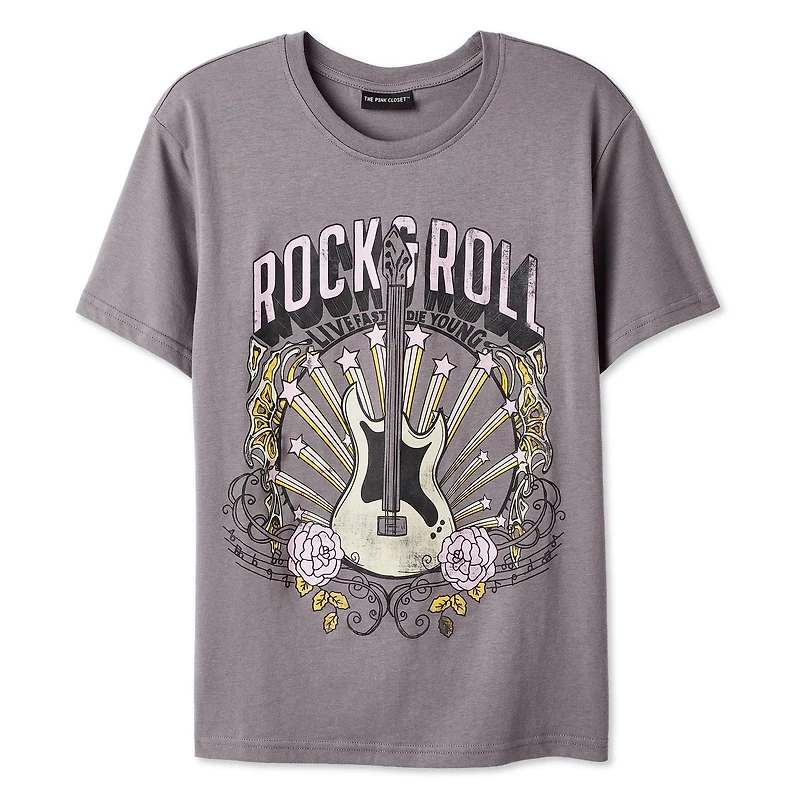 The Pink Closet Women's Rock and Roll T-Shirt