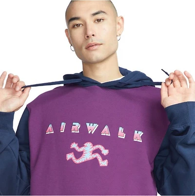 AIRWALK MENS GRAPHIC PULL OVER FLEECE
