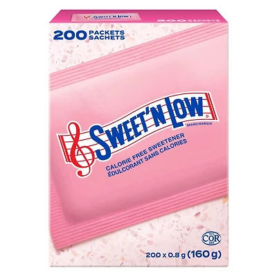 Édulcorant sans calorie Sweet'N Low 200 sachets