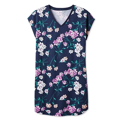 Chemise de nuit à encolure en V George pour femmes