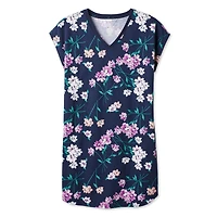 Chemise de nuit à encolure en V George pour femmes