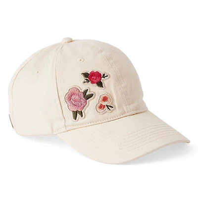 Time and Tru Women's Embroidered Baseball Cap