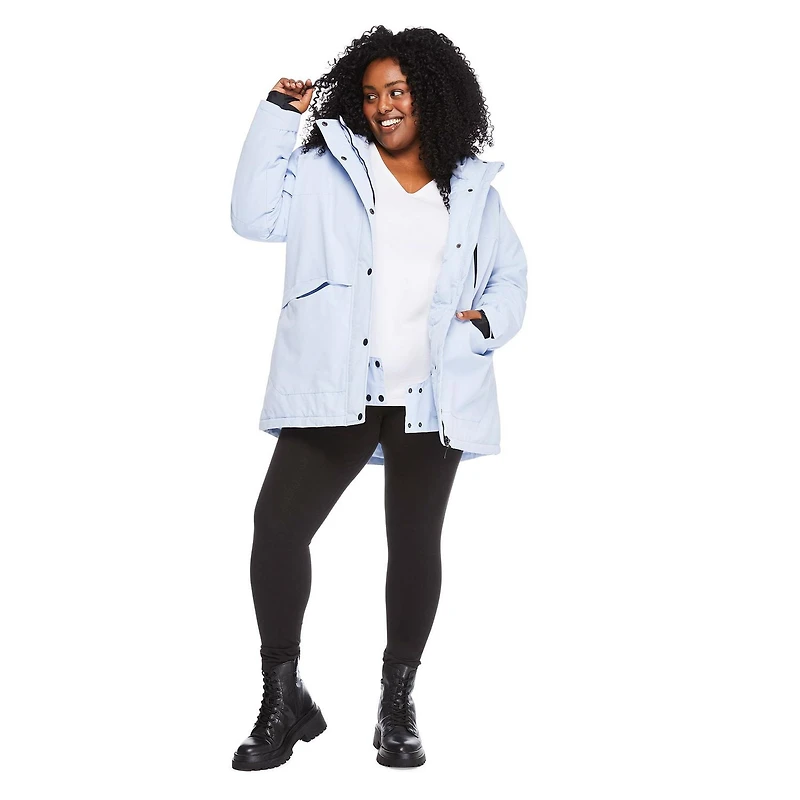 Manteau de ski Athletic Works Plus pour femmes Tailles 1X-4X