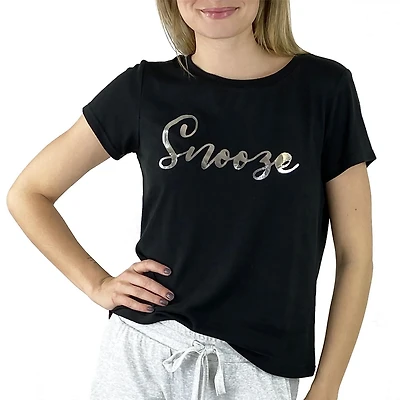 T-Shirt de nuit Peace Love & Dreams pour femmes