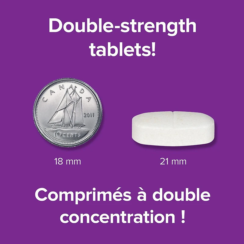 Webber Naturals® Glucosamine Chondroitin MSM Double Strength,  500/400/400 mg, 120 Tablets, BONUS! 33% More