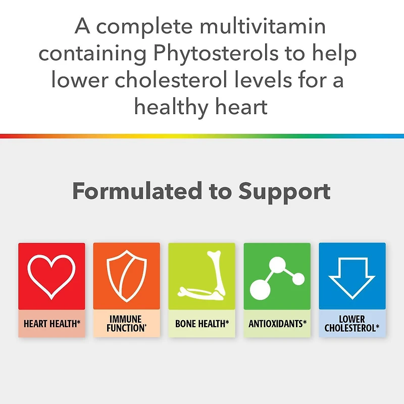 Centrum Cardio Multivitamin and Multimineral Supplement Tablets, 90 Count