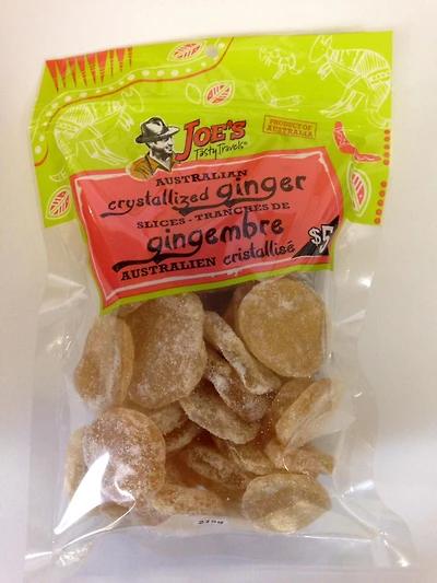 Tranches de gingembre cristallisé de Voyages savoureux de Joe