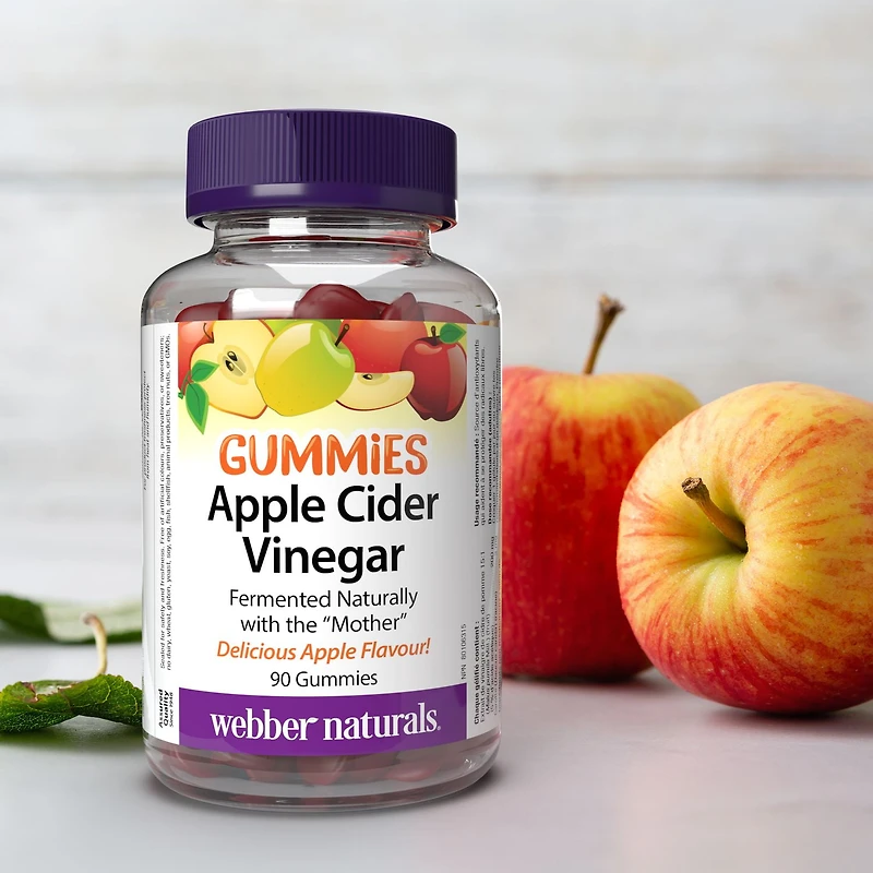webber naturals Vinaigre de cidre de pomme pomme 90 Gelifies