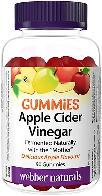 webber naturals Vinaigre de cidre de pomme pomme 90 Gelifies
