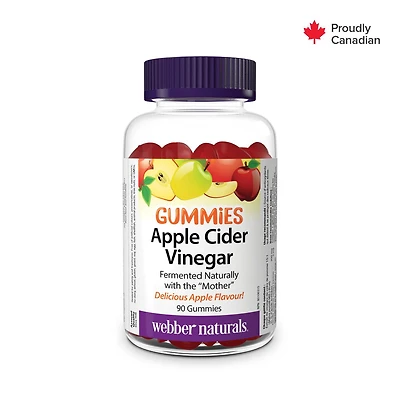 webber naturals Vinaigre de cidre de pomme pomme 90 Gelifies