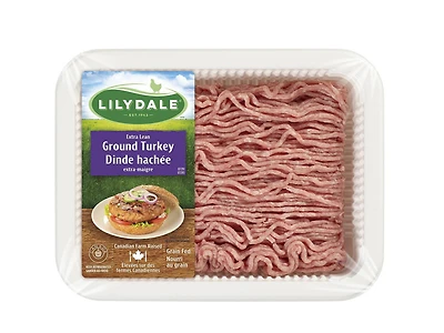 Dinde hachée extra maigre fraîche Lilydale 454g