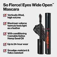 Revlon So Fierce! Eyes Wide Open, Extreme Volume Longwear Mascara, 24hr Wear, 0.24 fl oz