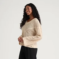 Haut en tricot crocheté pour femmes Mexx
