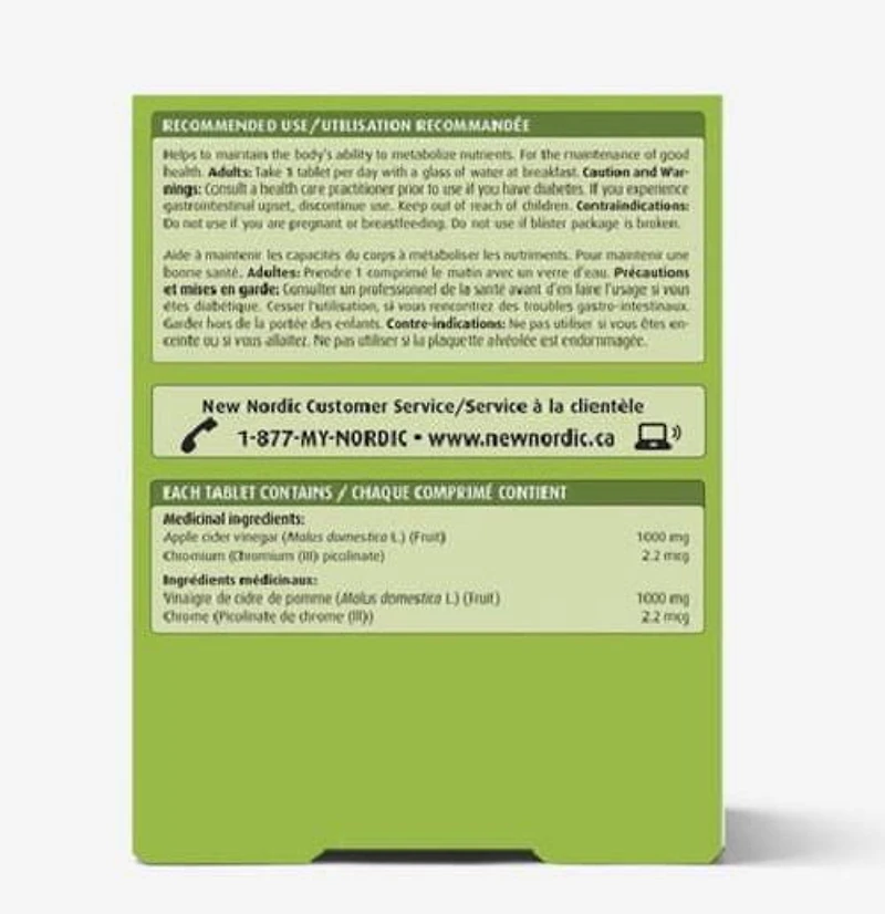 New Nordic Apple Cider - 30 comprimés