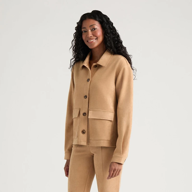 Mexx Women’s Faux Suede Jacket