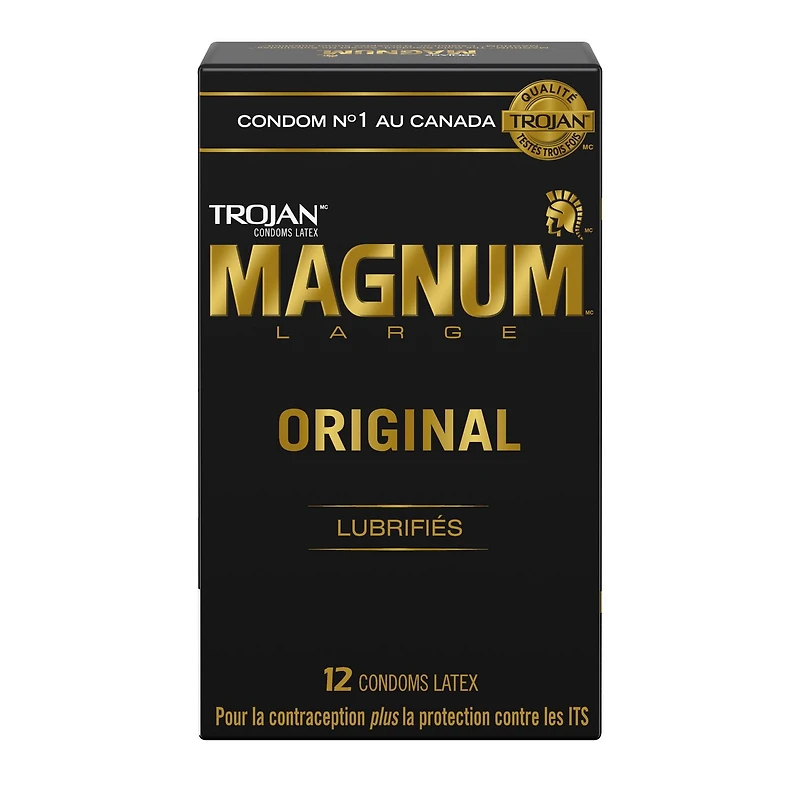 Trojan Magnum Large condoms lubrifiés