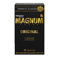 Trojan Magnum Large condoms lubrifiés
