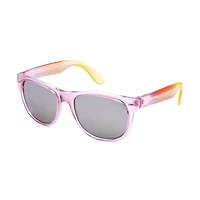 George Kids Girls Pink and Yellow Square Sunglasses