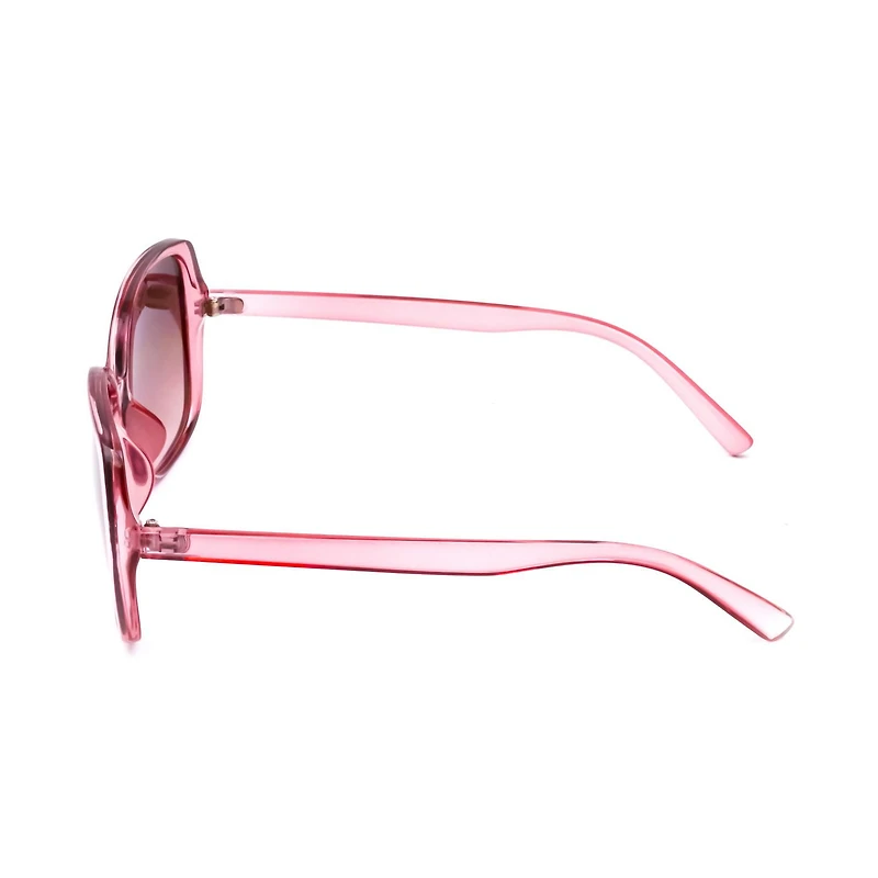 Lunettes de soleil carrées surdimensionnées roses pour femmes Madden NYC