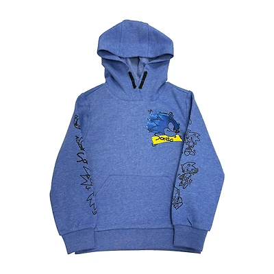 Sonic Boys Doodle Long Sleeve Hoodie