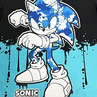 Sonic Boys Paint Drips Short Sleeve T-Shirt