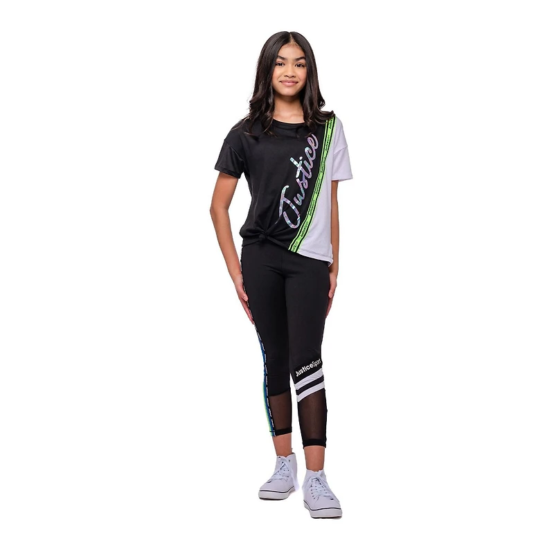 Leggings Justice Stripes pour filles