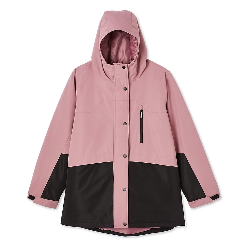 Athletic Works Women's Plus Ski Jacket, Sizes 1X-4X